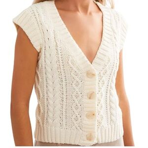 Z Supply Set Adrift Sweater Vest Size XSmall